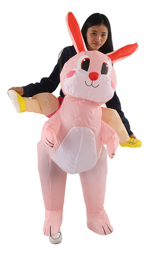 Disfraz Inflable De Conejo De Pascua, Bonito Y Festivo