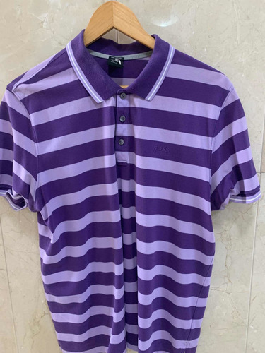 Chemise Hugo Boss A Rallas Morado Claro Y Oscuro Xl