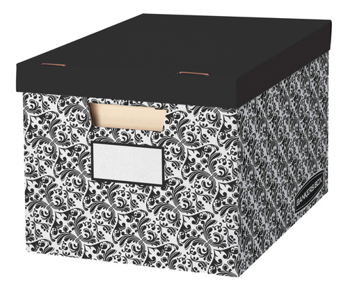 Bankers Box Stor/file - Paquete De 10 Cajas Decorativas De .