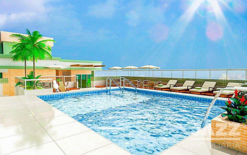 Imagem 14 de 25 de Apartamento Com 2 Dormitórios À Venda, 88 M² Por R$ 399.000,00 - Canto Do Forte - Praia Grande/sp - Ap7155
