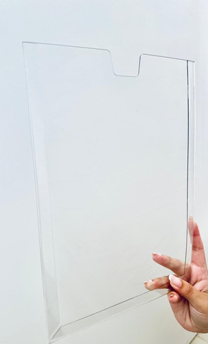 Display Parede A4 Porta Folhas Kit110 Com Fita Dupla Face