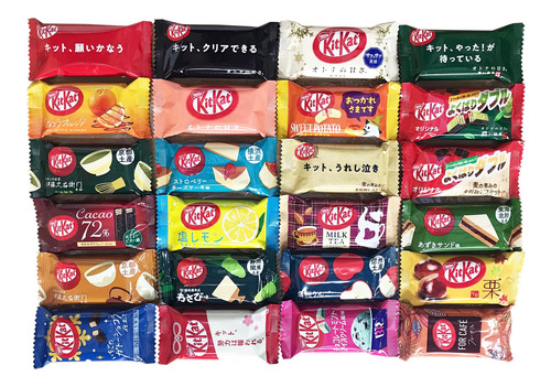 Kit Kat Surtido 24 Tipos 24 Unidades Importación Japón