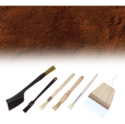 Kit De Cepillos Para Café Expreso Profesional De 6 Piezas,