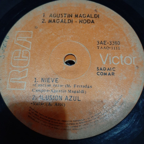 Simple Agustin Magaldi Noda Rca Victor C13