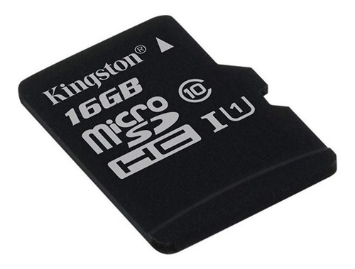 Tarjeta de memoria Kingston SDC10 con adaptador SD 16GB
