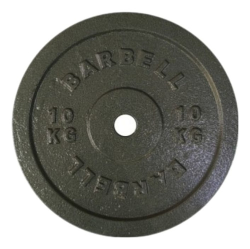 Disco Preolímpico 10kg Acero Barbell