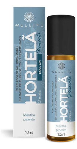 Wellife Óleo Essencial Roll On Hortelã Pimenta 10 Ml