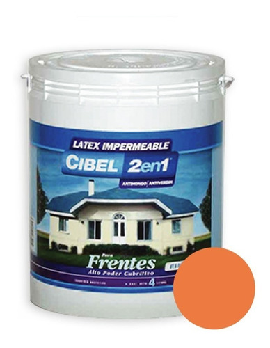 Pintura Exterior Frentes Cibel 2 En 1 Color 20lts