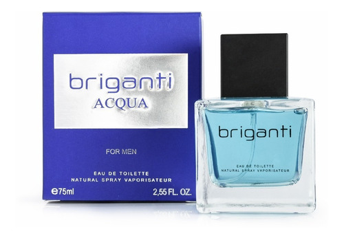 Imagen 1 de 10 de Perfume Hombre Briganti Fragancia Acqua Edt 75 Ml Acc08322