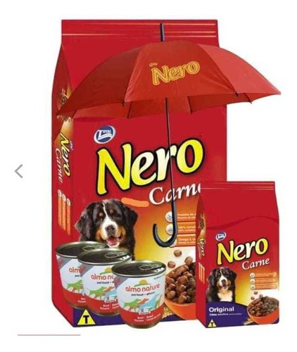 Nero Adulto 20+2kg (22kg) + Paraguas +3 Pate 