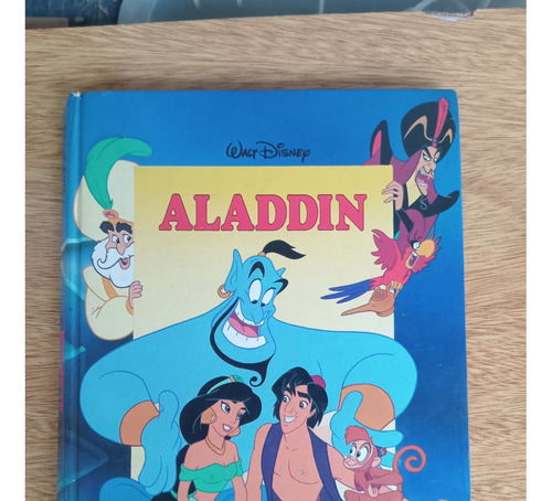 Libro Aladdin Walt Disney Coleccion Cinema Tapa Dura Detalle