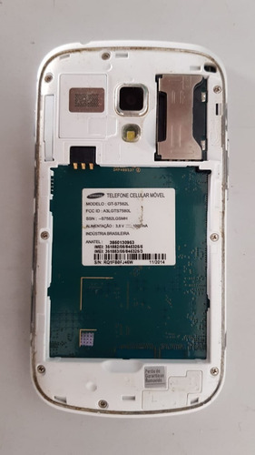 Celular Samsung Galaxy S Duos 2 Gt-s7582l Sucata Ref: J23