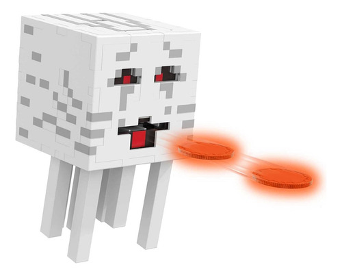 Minecraft Ghast Con Bolas De Fuego Con 10 Discos