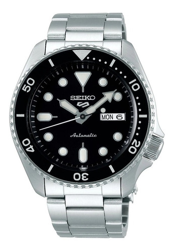 Seiko 5 Sport Srpd55k1 Automático Color de la correa Plata