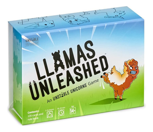 Juego De Mesa Llamas Unleashed /cartas