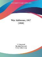 Libro War Addresses, 1917 (1918) - J J Jusserand