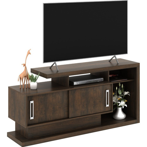 Imagen 2 de 7 de Rack Mesa Para Televisor Grande Hasta 50 Panel Elegante 1457