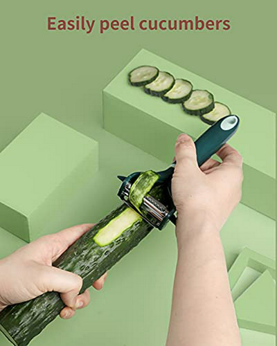 Peladores De Verduras Tododli : Set De 3, Acero Inoxidable,