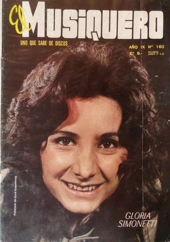 Revista El Musiquero N°160 Gloria Simonetti (aa464