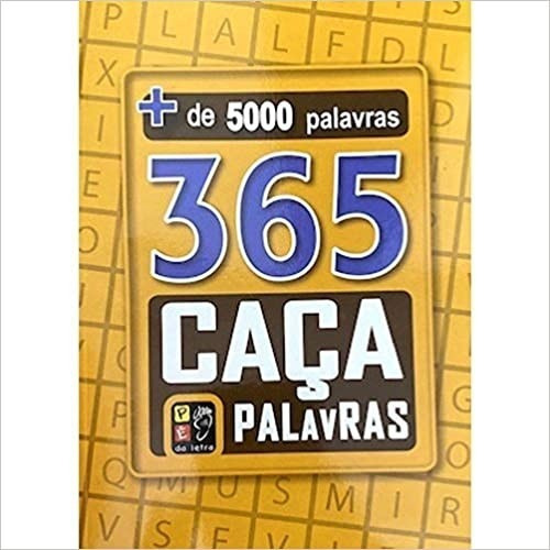 365 Caca Palavras Amarelo, De Editora Pe Na Letr. Editora Pé Da Letra, Capa Mole Em Português, 2021