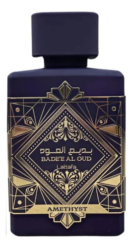 Perfume Unisex Eau De Parfum Lattafa Bade'e Al Oud Amatista 