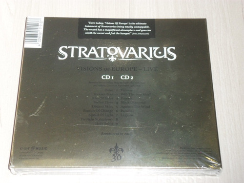Cd Stratovarius Visions Of Europe Live Lacrado Helloween