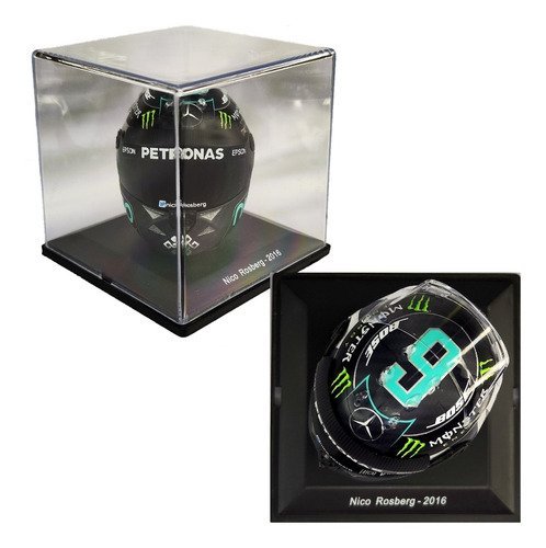 Casco Formula 1 Nico Rosberg Mercedes F1 2016 Spark 1:5