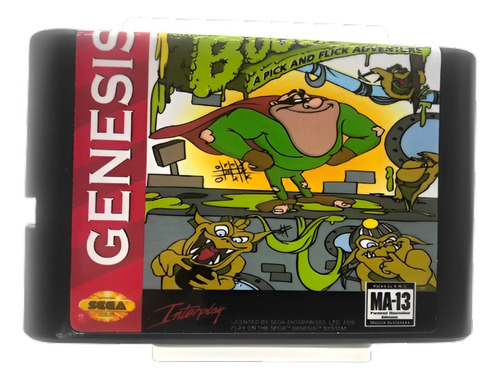Mega Drive Jogo - Genesis - Boogerman Pararelo