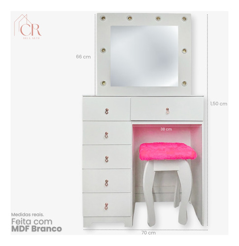 Camarim 6 Gavetas Completa Organize Com Estilo Promoção