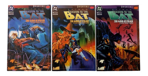 Comic Batman The God Of Fear Serie Knighfall, 3 Partes.