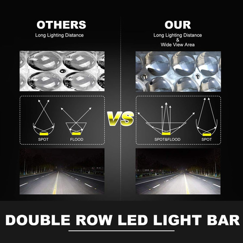 Barra De Luz Led Curvada Dot 5d De 52 Pulgadas+2 Cub 4321117