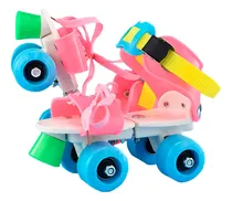 Comprar Patines Extensibles Ajustables 4 Ruedas Talle 22\u002F36 - El Rey