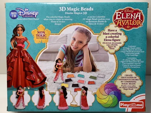 Muñeca Elena De Avalor Decorar 3d Magic Beads C/ Masa