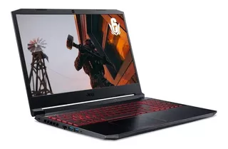 Notebook gamer Acer Aspire Nitro 5 AN515-44 preta 15.6", AMD Ryzen 7 4800H 8GB de RAM 512GB SSD, NVIDIA GeForce GTX 1650 Ti 144 Hz 1920x1080px Windows 10 Home