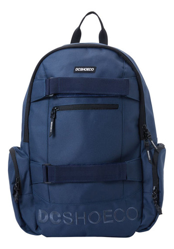 Mochila Dc Shoes Breed 5 Blue Color Azul Diseño De La Tela Lisa