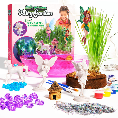 Little Growers - Kit De Manualidades Jardín De Hadas U...