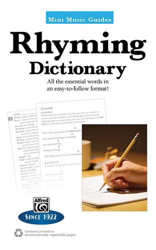 Mini Music Guides: Rhyming Dictionary, All The Essential Wor