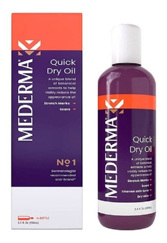 Mederma Quick Dry Oil Para Cicatrices Y Estrias 100ml (usa)