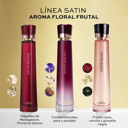 PERFUME SATIN DE LBEL VARIEDADES 50 ML  (OFERTA)