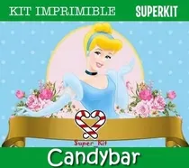 Comprar Kit Imprimible Cenicienta   Fiesta Princesa Candy Bar