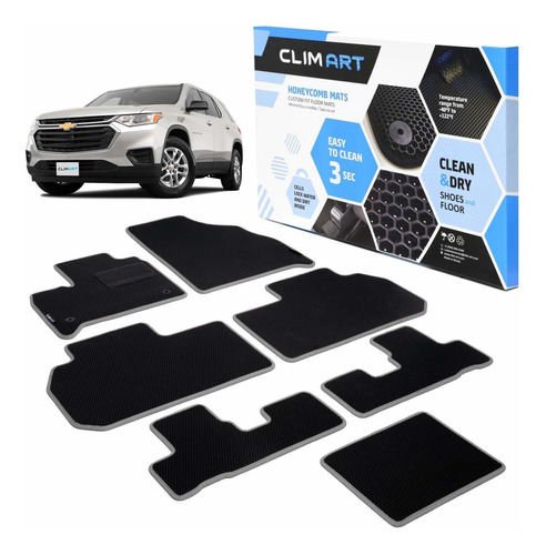 Clim Art Alfombrillas De Piso Personalizadas Para Chevy Trav