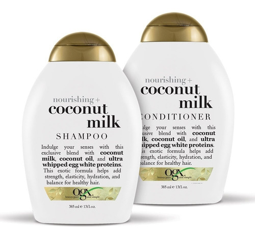  Shampoo Y Acondicionador Ogx Nourishing Coconut Milk 2pack