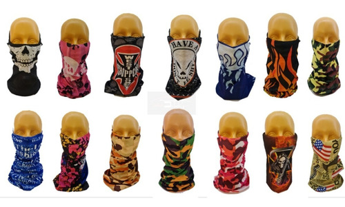 30 Máscara Bufanda Bandan Calavera Para Motociclista C/envio