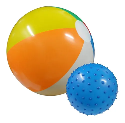 comprar Combo Pelota Playa Grande + Pelota Pinche Inflable Niño Pile