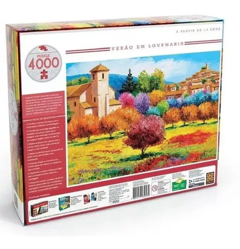 Puzzle 6000 peças Recanto das Flores - Loja Grow