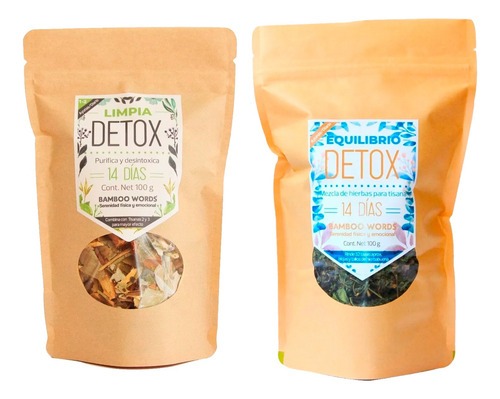 Té Detox 28 Días Desinflama Tu Cuerpo - 2 Pack