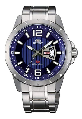 Reloj Orient Hombre Sports Fondo Azul Calendario Fug1x004d9