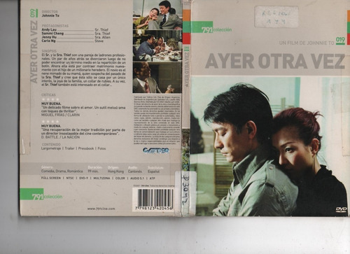 Ayer Otra Vez - Dvd Original - Buen Estado