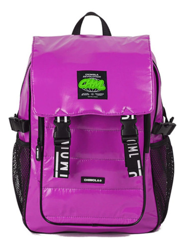 Mochila Chimola Espalda Matelasse Con Solapa 17  Fs42