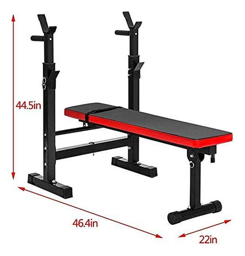 Banco De Pesas Ajustable Banco De Entrenamiento Plegable